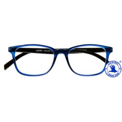 Leesbril I Need You +2.50 dpt Lucky blauw-zwart