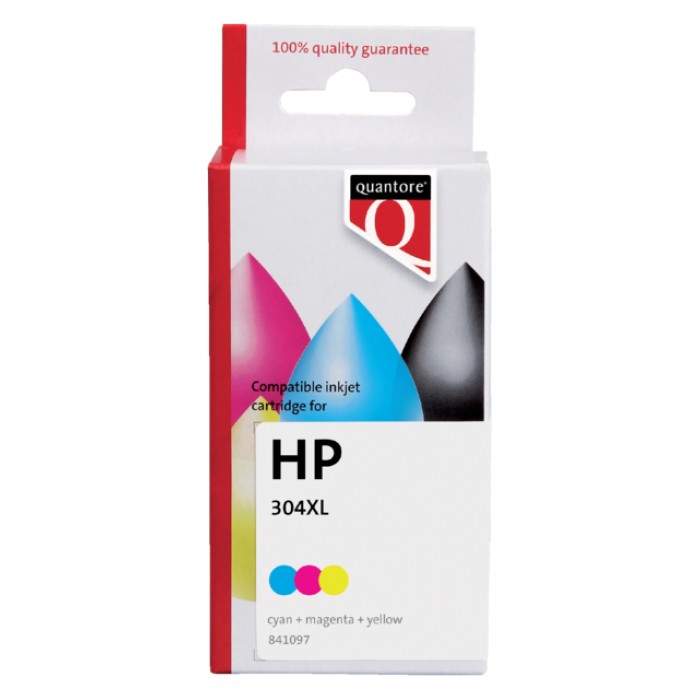 Inktcartridge Quantore alternatief tbv HP N9K07AE 304XL kleur