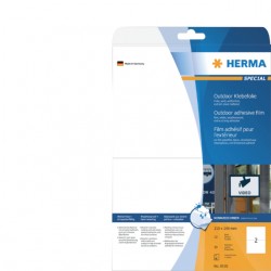 Etiket HERMA 9535 A5 210x148mm 20st folie wit