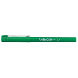 Fineliner Artline 200 rond 0.4mm groen