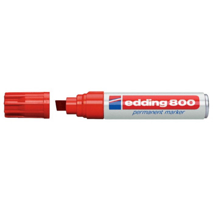 Viltstift edding 800 schuin 4-12mm rood