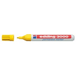 Viltstift edding 3000 rond 1.5-3mm geel