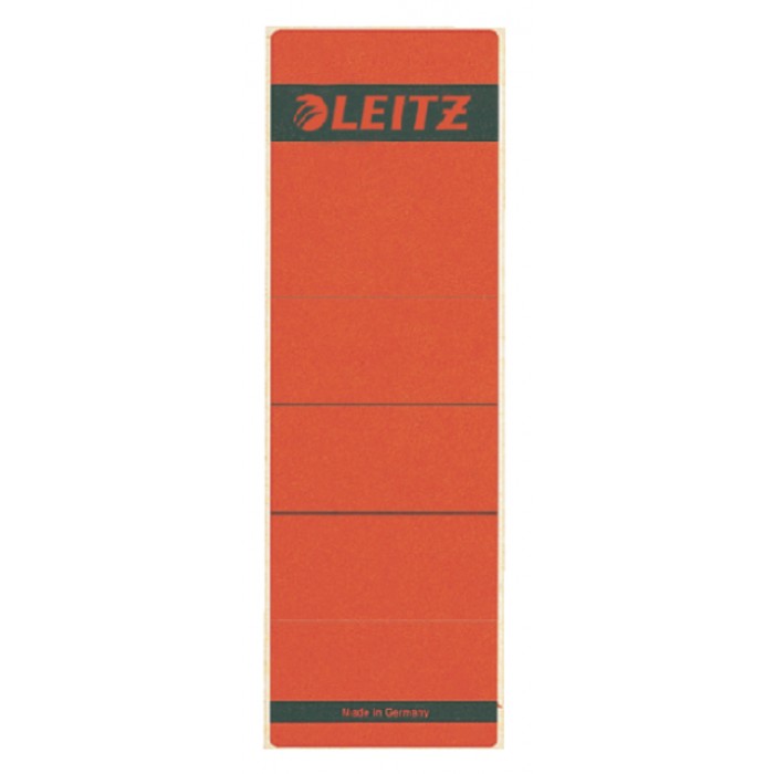 Rugetiket Leitz breed/kort 62x192mm zelfklevend rood
