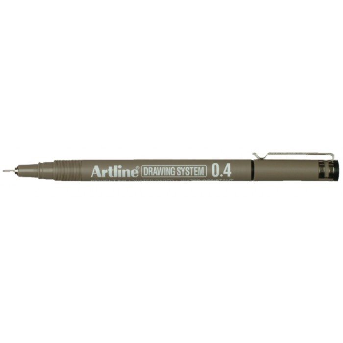 Fineliner Artline technisch 0.4mm zwart