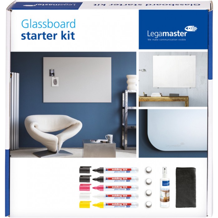 Glasbord Legamaster starterkit