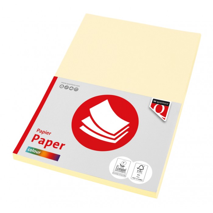 Kopieerpapier Quantore Colour A4 120gr ivoor 100 vel