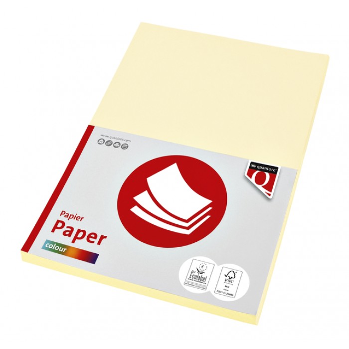 Kopieerpapier Quantore Colour A4 80gr ivoor 100vel