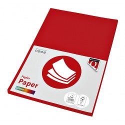 Kopieerpapier Quantore Colour A4 80gr felrood 100vel