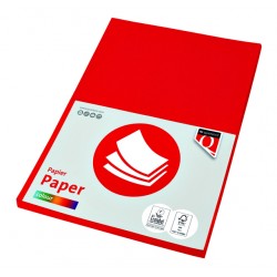 Kopieerpapier Quantore Colour A4 160gr felrood 50vel