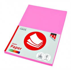 Kopieerpapier Quantore Colour A4 160gr roze 50vel