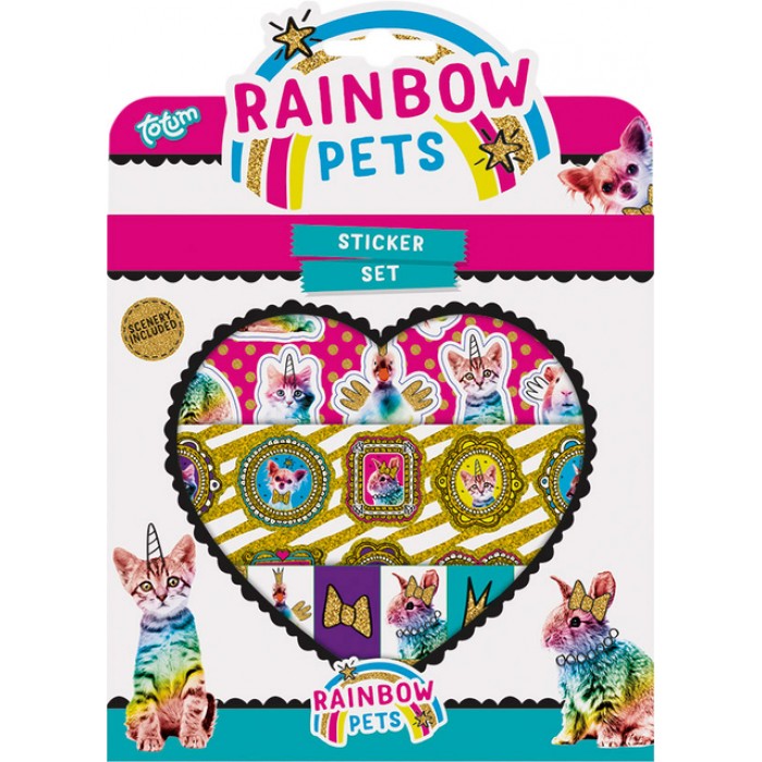 Stickerset Totum Rainbow Pets