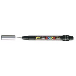 Brushverfstift Posca PCF350 1-10mm zilver