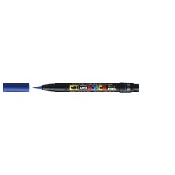 Brushverfstift Posca PCF350 donkerblauw