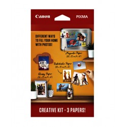 Fotopapier Canon creatieve kit met 3 soorten papier 60 vel