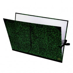 Tekenmap Canson 52x72cm kleur groen annonay sluiting met linten