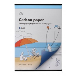 Carbonpapier A4 21x29,7cm 100x blauw