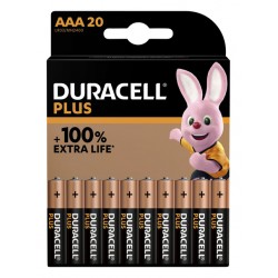 Batterij Duracell Plus power boost 20x AAA