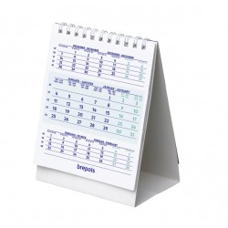 3-Maandsbureaukalender 2025 Brepols 10.5x13cm