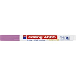 Krijtstift edding 4085 by Securit rond 1-2mm metallic roze