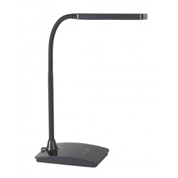 Bureaulamp MAUL Pearly LED voet dimbaar colour vario zwart