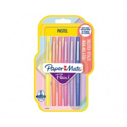Fineliner Paper Mate Flair Pastel blister à 6 kleuren