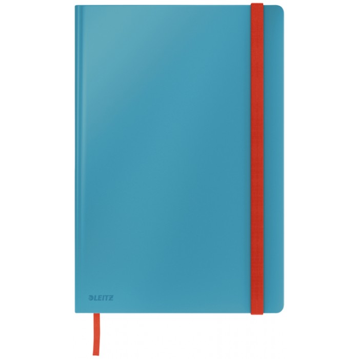 Notitieboek Leitz Cosy B5 160blz 100gr lijn blauw