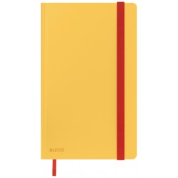 Notitieboek Leitz Cosy A5 160blz 100gr lijn geel