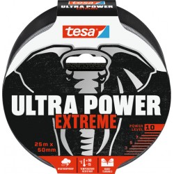 Reparatietape tesa Ultra Power Extreme repair 25mx50mm zwart