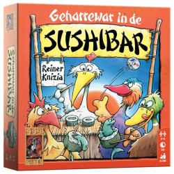 Dobbelspel Geharrewar in de Sushibar