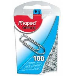 Paperclips Maped klein staal 100st