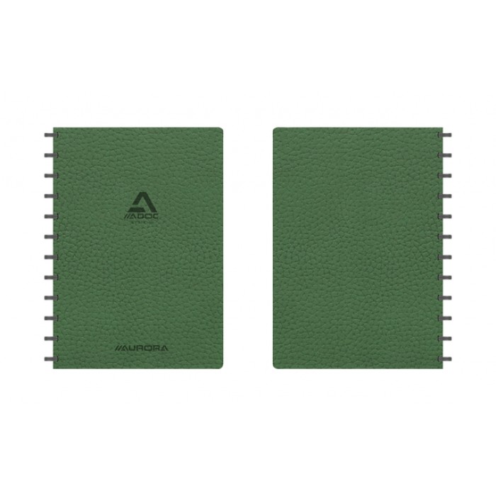 Schrift Adoc Business A4 ruit 5x5mm 144 pagina's 90gr groen