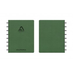 Schrift Adoc Business A5 ruit 5x5mm 144 pagina's 90gr groen