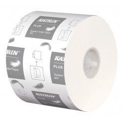 Toiletpapier Katrin Plus System 2-laags 800vel 36rollen wit
