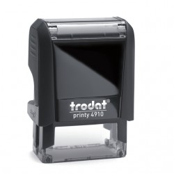 Tekststempel Trodat Printy 4910 personaliseerbaar zwart