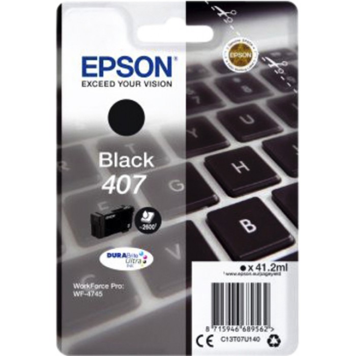 Inktcartridge Epson 407 T07U140 zwart
