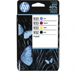 Inktcartridge HP 6ZC71AE 932 933 zwart + 3 kleuren