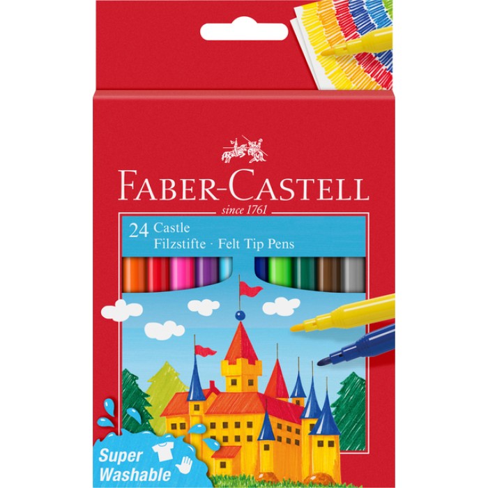 Kleurstift Faber-Castell assorti etui à 24 stuks