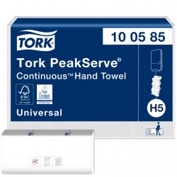 Handdoek Tork PeakServe Continuous 100585 Universal 1laags 22,5x20,1cm 410st