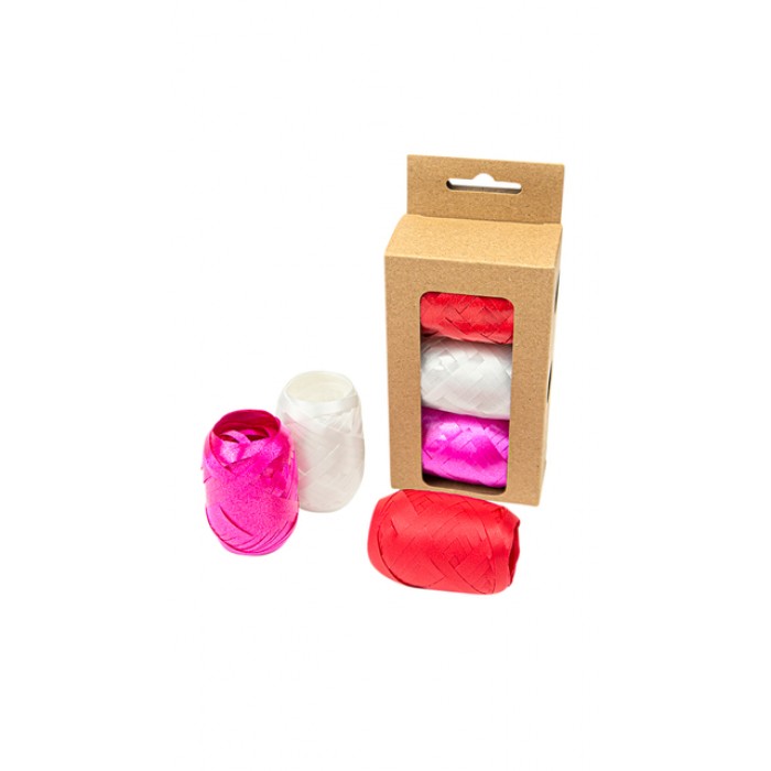 Lint 3 pak rood/wit/roze