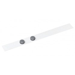 Wandlijst MAUL Standard zelfklevend 50cm incl 2 magneten wit