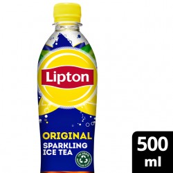 Frisdrank Lipton Ice tea sparkling fles 0.5l