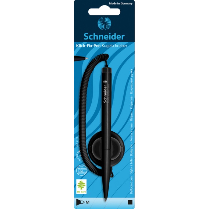 Baliebalpen Schneider klick-fix medium zwart blister à 1 stuk