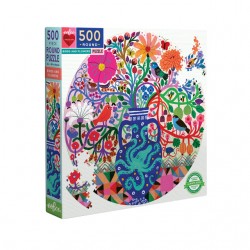 Puzzel Eeboo Birds & Flowers 500st