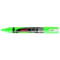 Krijtstift Uni-ball Chalk rond fluo groen