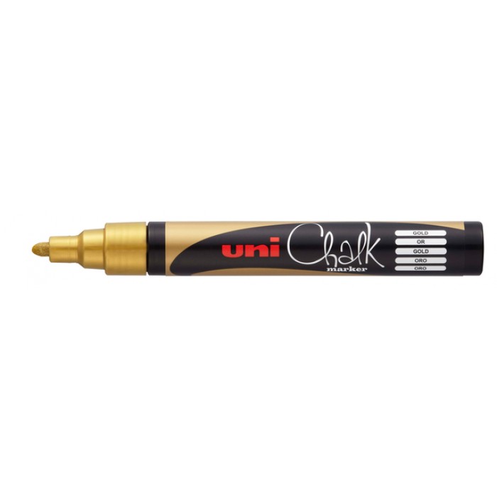 Krijtstift Uni-ball chalk rond 1.8-2.5mm goud