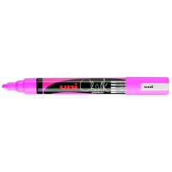Krijtstift Uni-ball Chalk rond fluo roze