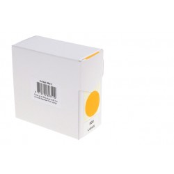 Etiket Rillprint 35mm 500st op rol fluor oranje