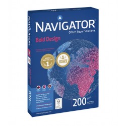 Kopieerpapier Navigator Bold Design A4 200gr wit 150vel