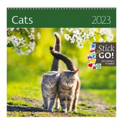 Kalender 2025 Helma 365 30x30cm katten