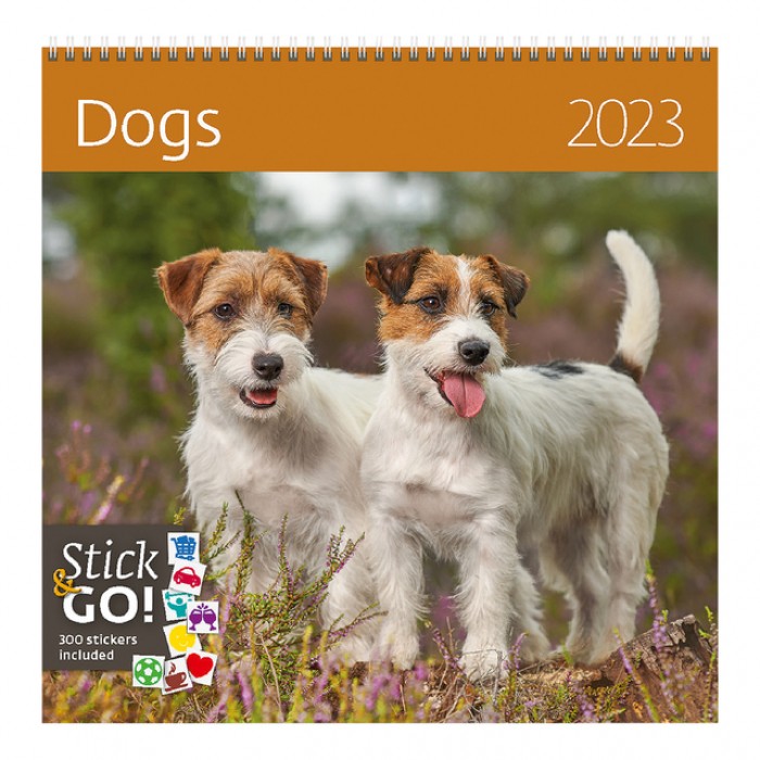 Kalender 2025 Helma 365 30x30cm honden